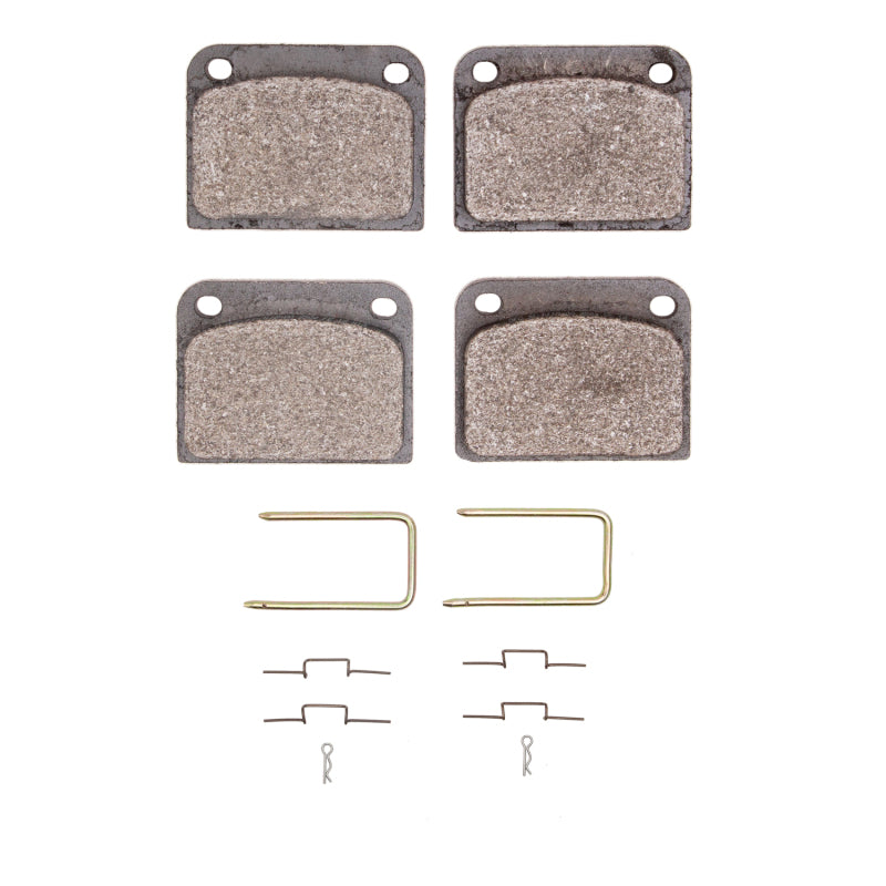 DFC 74-74 Saab 99 Rear 5000 Advanced Semi Metallic Brake Pads and Hardware Kit