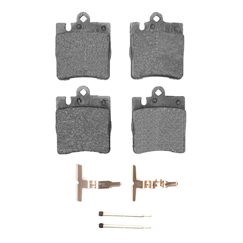 R1 Concepts R1 1996-2011 Mercedes-Benz C230 Rear R1 Semi Met Pads & Hardware Kit