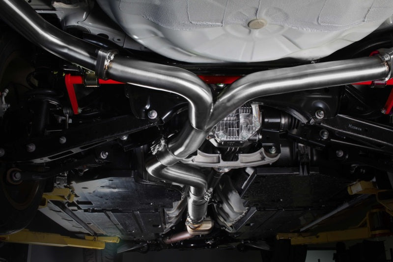 Perrin Performance PERRIN 22-26 Subaru WRX Stainless Steel Midpipe w/Resonator 3in. (Fits OEM/Aftermarket Mufflers)