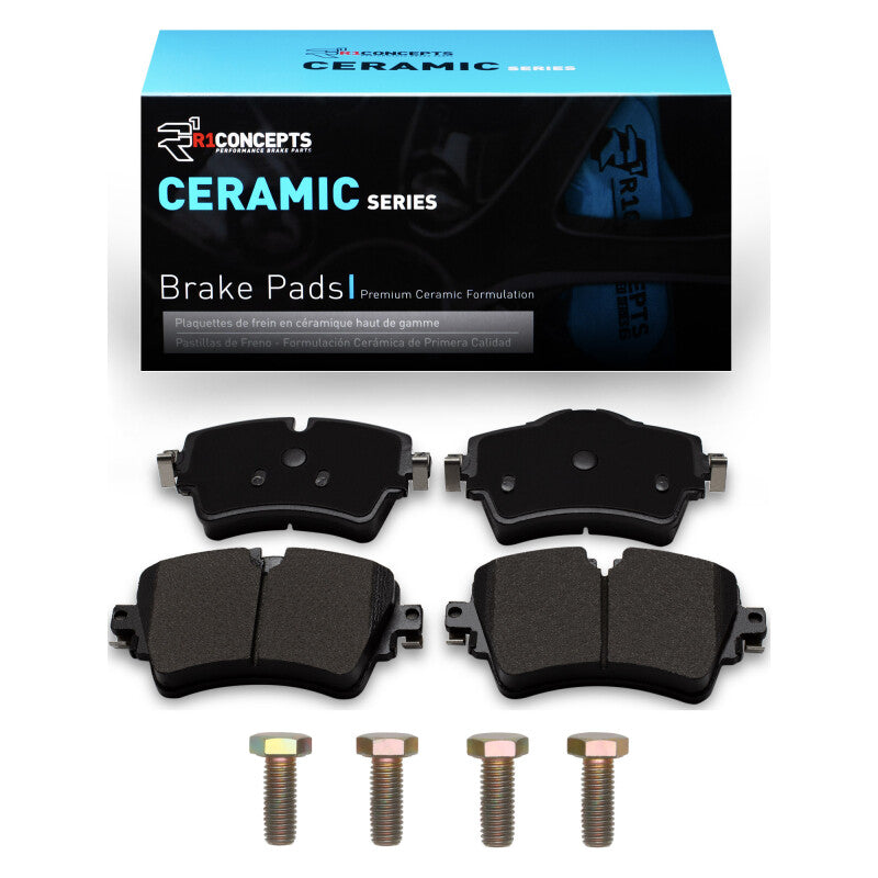 R1 Concepts R1 2014-2021 Mini Cooper Clubman Front R1 Ceramic Pads & Hardware Kit