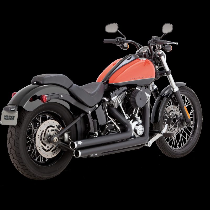 Vance and Hines Vance & Hines 18-22 Harley-Davidson Softail/ Big Shots Staggered PCX Full System Exhaust - Black