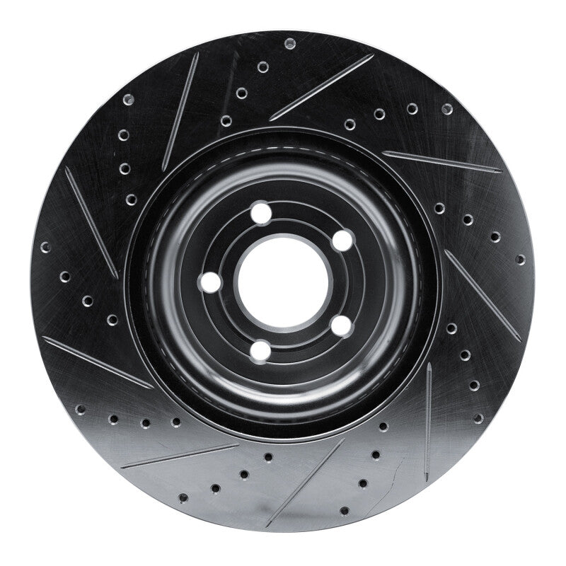 R1 Concepts R1 20-25 Ford Explorer Front Right Drilled & Slotted Silver Brake Rotor