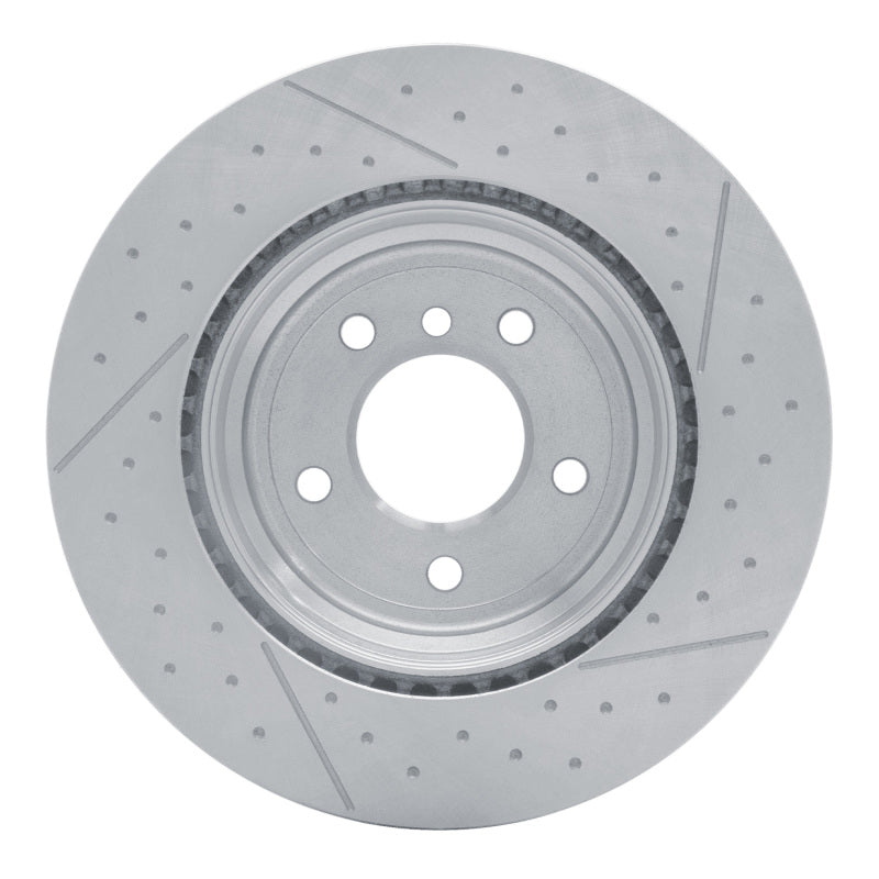 DFC 13-13 BMW 135IS Rear Brake Rotor - Dimpled and Slotted