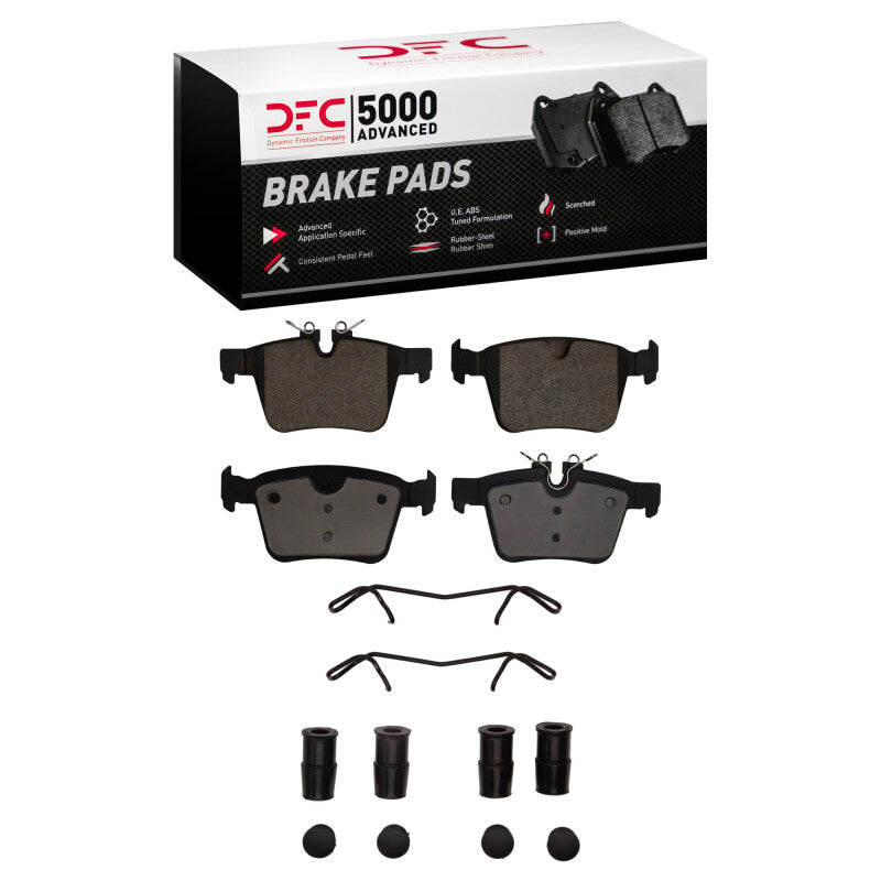 DFC 15-25 Jaguar E-Pace Rear 5000 Advanced Ceramic Brake Pads and Hardware Kit
