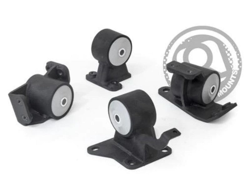 Innovative Mounts Innovative 90-99 Toyota MR2 5S/3S Black Steel Mounts 85A Bushings