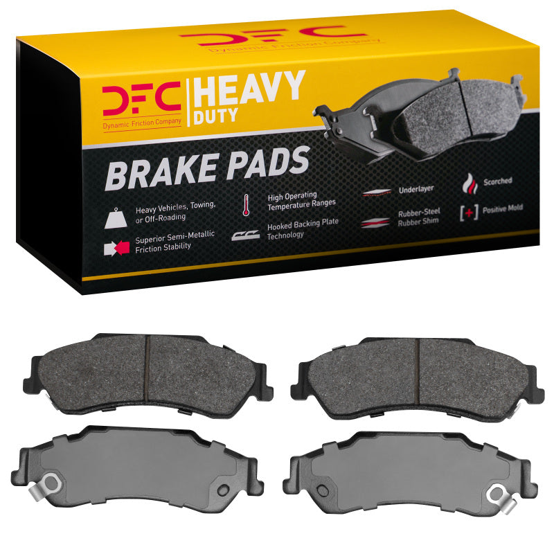 DFC 97-05 Chevrolet S10 Rear Heavy Duty Pads - Semi Metallic