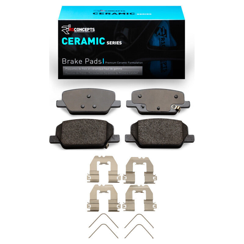 R1 Concepts R1 -25 Hyundai Santa Fe Rear Ceramic Pads & Hardware Kit