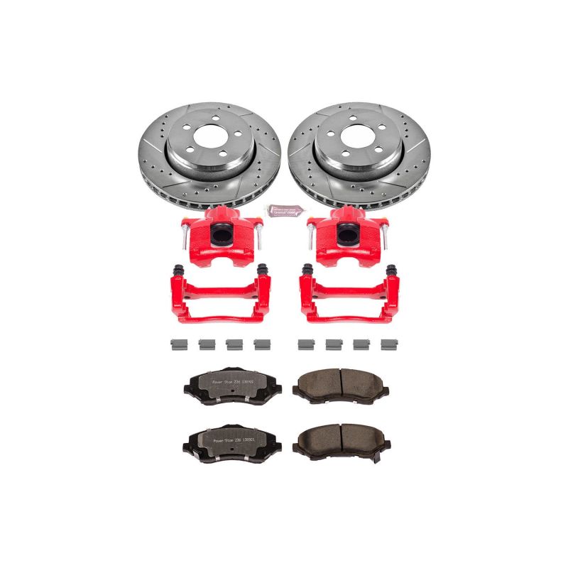 PowerStop Power Stop 07-11 Dodge Nitro Front Z36 Truck & Tow Brake Kit w/Calipers
