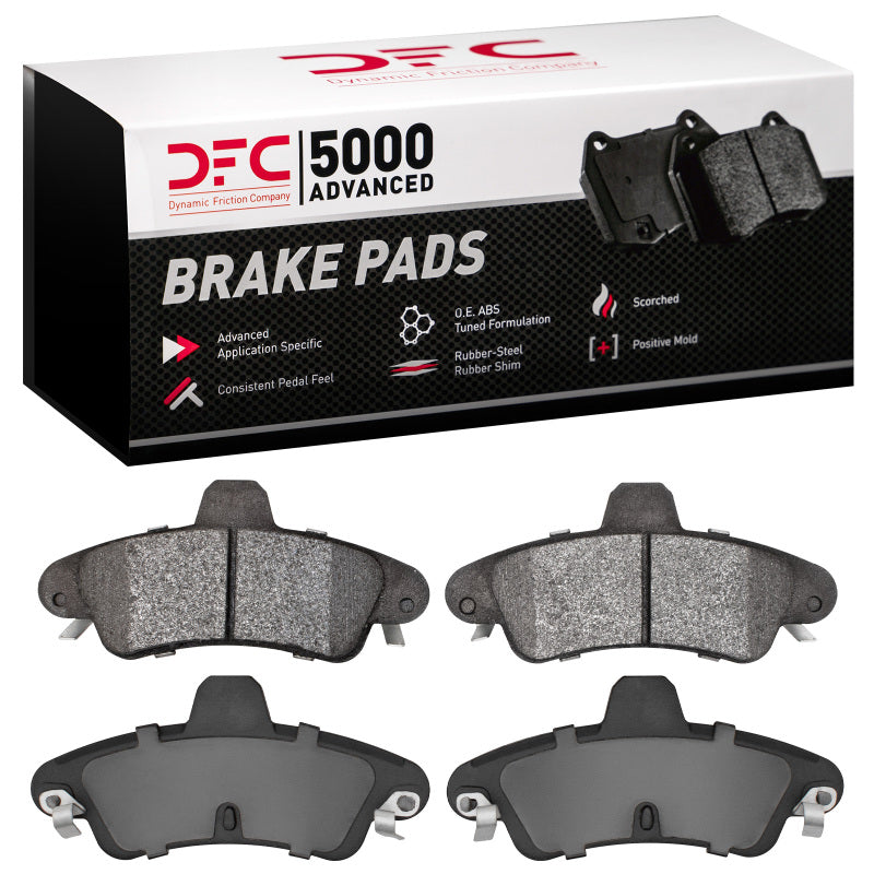 DFC 95-04 Ford Contour Rear 5000 Advanced Semi Metallic Brake Pads
