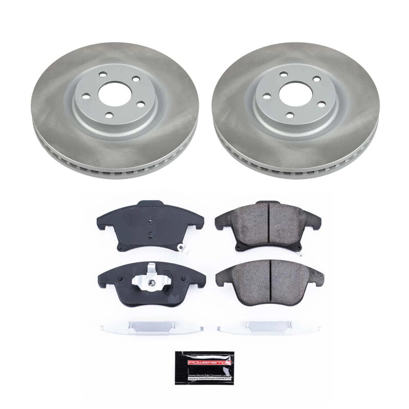 PowerStop Power Stop 19-20 Ford SSV Plug-In Hybrid Front Semi-Coated Rotor Kit