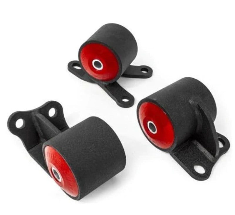 Innovative Mounts Innovative 92-95 Civic B/D Series Black Steel Mounts 95A Bushings (Auto Chassis Auto Trans)
