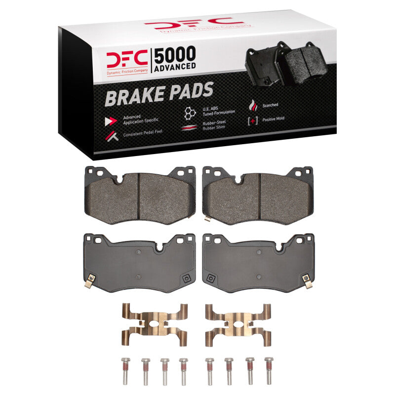 DFC 20-25 Cadillac CT4 Front 5000 Advanced Low Metallic Brake Pads and Hardware Kit