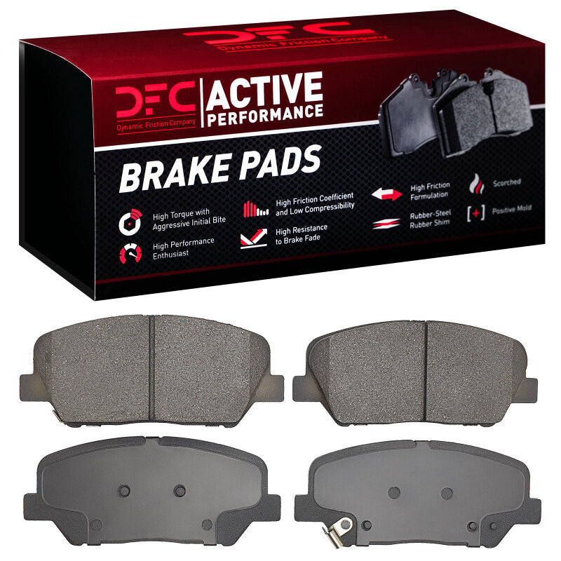 DFC 10-16 Hyundai Genesis Coupe Front Active Performance Pads - Low Metallic