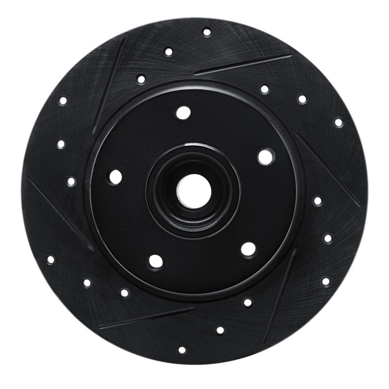 R1 Concepts R1 11-15 Renault Fluence (Mexico) Rear Left Drilled & Slotted Black Brake Rotor