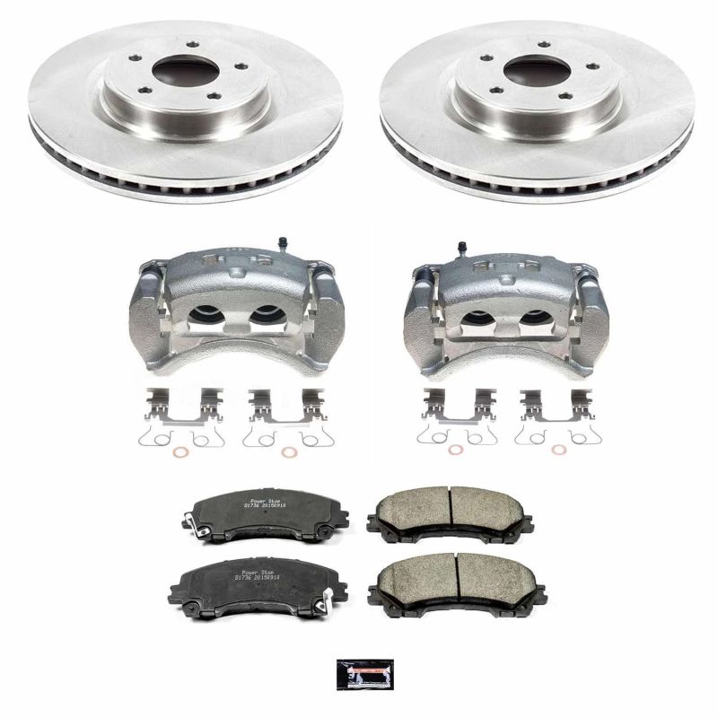 PowerStop Power Stop 16-17 Infiniti QX50 Front Autospecialty Kit w/Cals