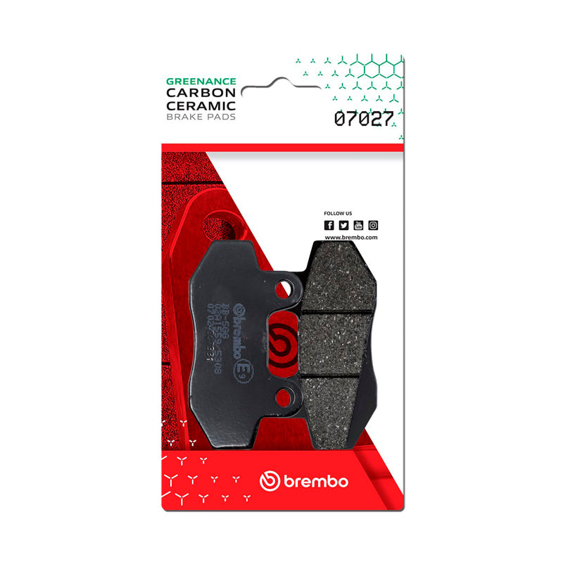 Brembo Powersports Brembo Honda CMX/Honda Mbx/Honda Nsr/Honda Ml/Hyosung Boomer Carbon Ceramic Brake Pad - Front