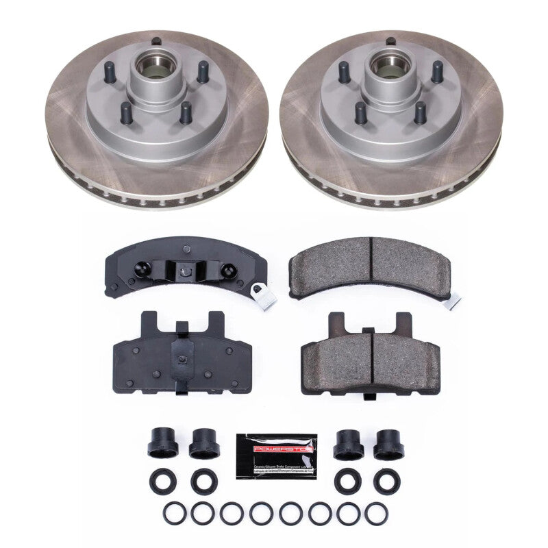 PowerStop Power Stop 92-99 GMC Yukon Front Semi-Coated Rotor Kit