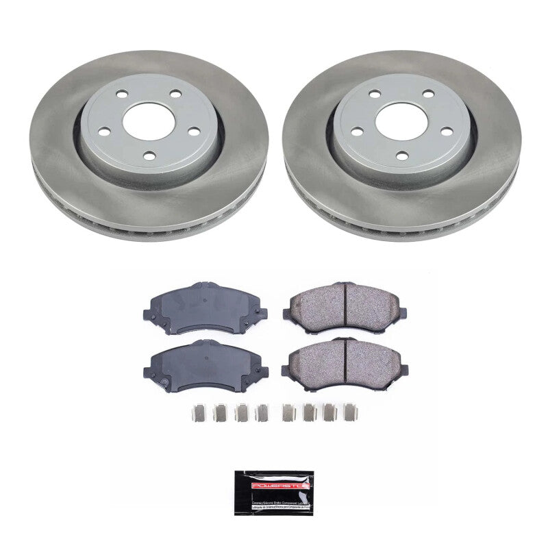 PowerStop Power Stop 08-12 Jeep Liberty Front Semi-Coated Rotor Kit