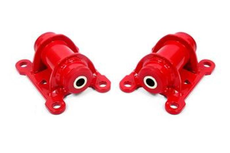BMR Suspension BMR 98-02 Chevrolet Camaro Motor Mount Kit (Steel) w/ Poly Bushings - Red