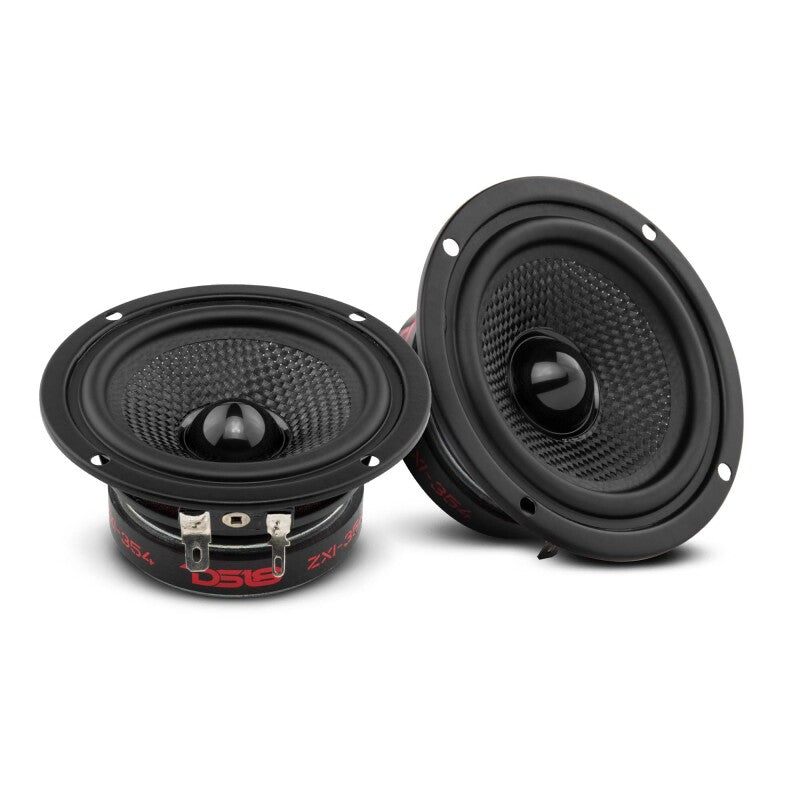 DS18 3.5in 40 Watts RMS 4 ohm 1-Way Full Range Speaker w/ Kevlar Cones