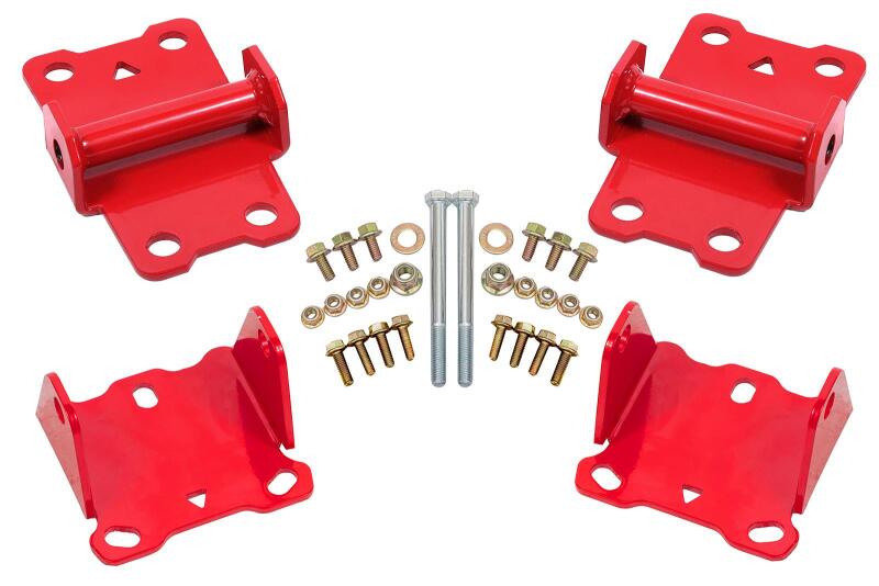 BMR Suspension BMR 78-87 G-Body Motor Mount Kit Upper & Lower Solid - Red