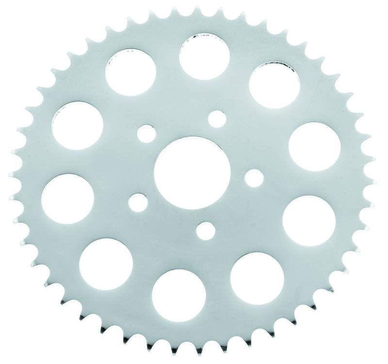 TwinPower Twin Power 86-92 XL Chrome Disc Brake Rear Sprocket 47 Tooth Flat