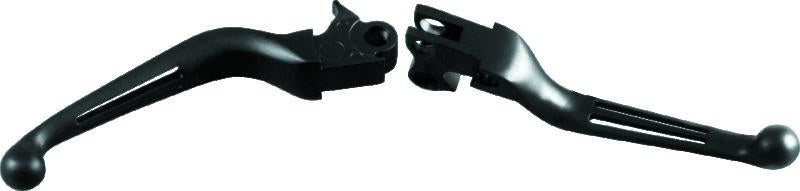 Bikers Choice 96-16 Big Twin W/ Cable Clutch 96-03 XL Black Slotted Lever Set