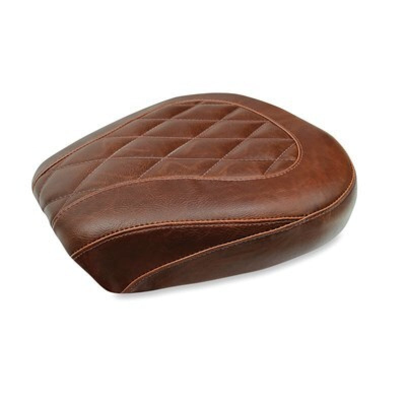 Mustang Motorcycle Mustang 97-07 Harley Rd King,06-07 Str Glide,00-05 Eagle Wide Tripper Solo Seat - Brown