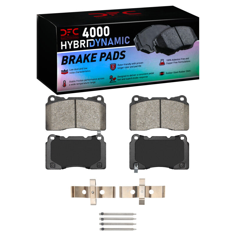 DFC 14-17 Dodge Viper Front/Rear 4000 HybriDynamic Brake Pads and Hardware Kit