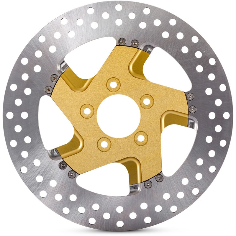 Performance Machine Disc/Carr 11.8 Factor Front Right - Gold Ops