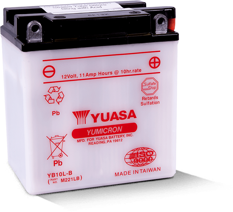 Yuasa Battery Yuasa YB10L-B Yumicron 12-Volt Battery
