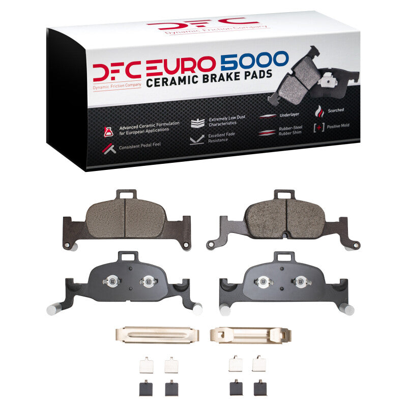 DFC 16-25 Audi A5 Sportback Front Euro 5000 Ceramic Brake Pads and Hardware Kit