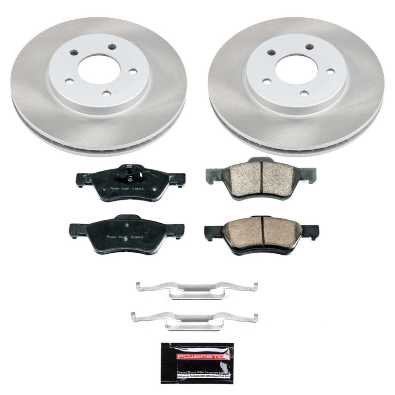 PowerStop Power Stop 10-11 Mercury Mariner Front Semi-Coated Rotor Kit
