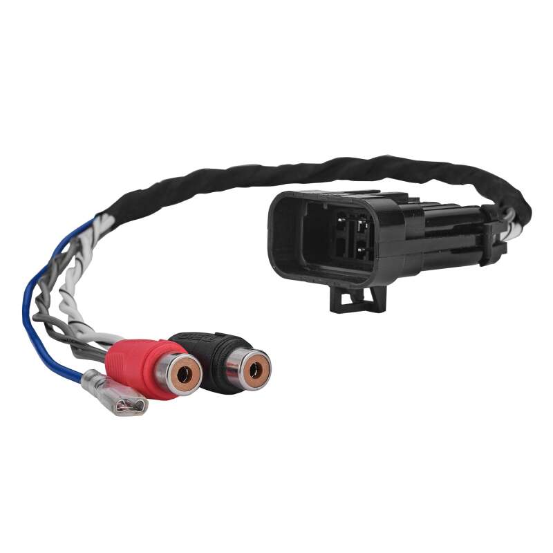 DS18 Plug and Play Harness For OEM Ride Command For 2-CH RCA Audio Signal and Remote Turn-on
