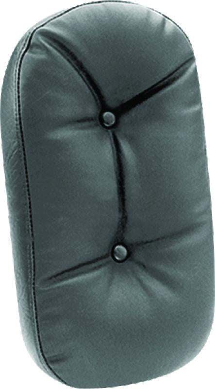 Mustang Motorcycle Mustang Harley Medallion Style Sissy Bar Pad Regal (7 inch x 12.5 inch) - Black