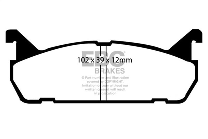 EBC 90-94 Mazda Miata MX5 1.6L Bluestuff Rear Brake Pads