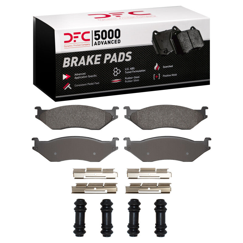 DFC 99-10 Coachmen Mirada Front/Rear 5000 Advanced Semi Metallic Brake Pads and Hardware Kit