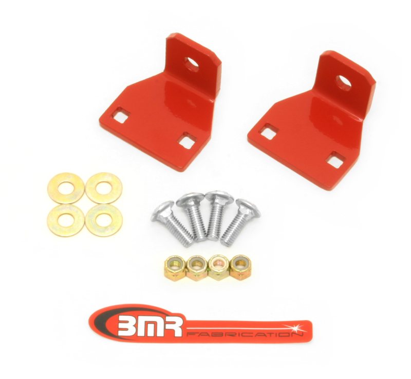 BMR Suspension BMR 10-11 5th Gen Camaro Rear Lower Control Arm End Link Mounting Brace - Red
