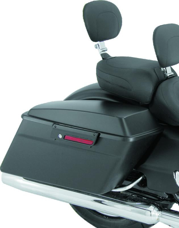 Mustang Motorcycle Mustang 08-21 Harley FL Touring Recessed Passenger Seat with Backrest - Black