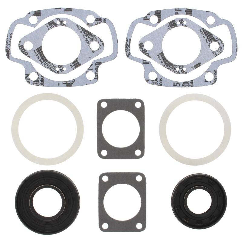Vertex Pistons Vertex Gaskets 73-74 Arctic Cat Twin 400 (Kawasaki) FA/2 Complete Gasket Kit w/ Oil Seals