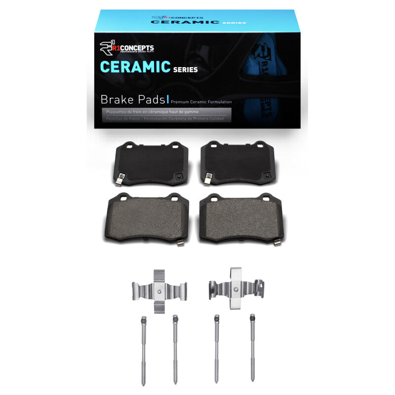 R1 Concepts R1 2018-2025 Dodge Durango Rear R1 Ceramic Pads & Hardware Kit