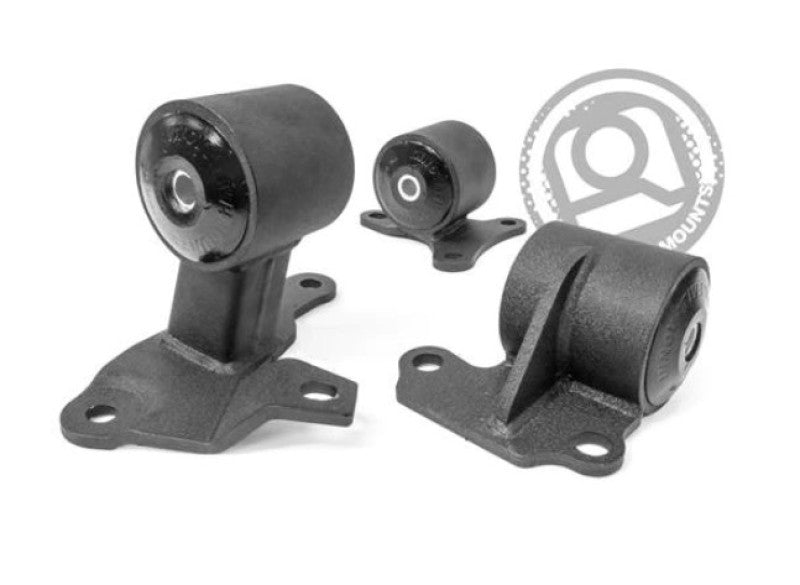 Innovative Mounts Innovative 94-97 Accord H-Series Black Steel Mounts 85A Bushings (Auto to Manual)