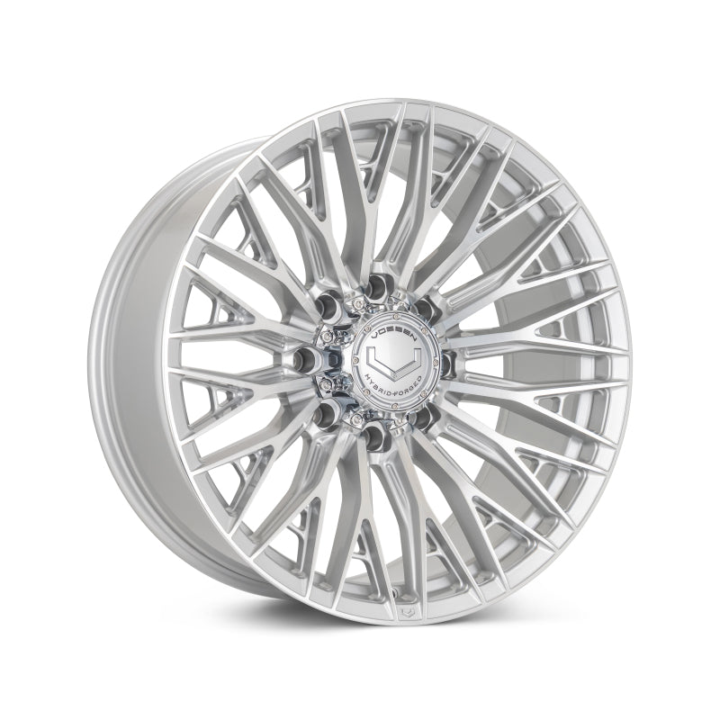 Vossen HFX-6 18x9 - 6x135 - ET0 - Super Deep Face - 87.1 - Silver Polished Wheel
