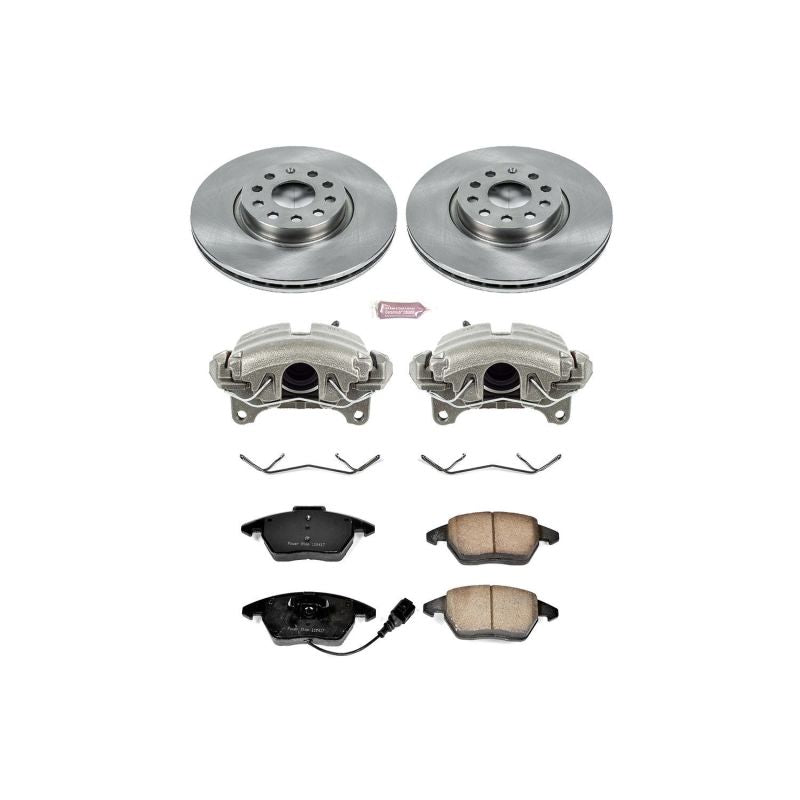 PowerStop Power Stop 06-09 Audi A3 Front Autospecialty Brake Kit w/Calipers