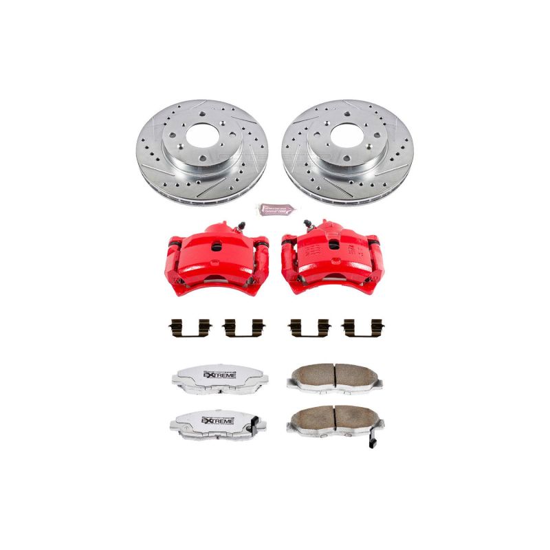 PowerStop Power Stop 98-99 Acura CL Front Z26 Street Warrior Brake Kit w/Calipers