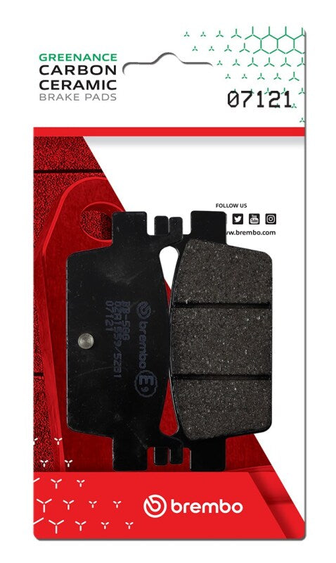 Brembo Powersports Brembo KYMCO Ak Carbon Ceramic Brake Pad - Rear