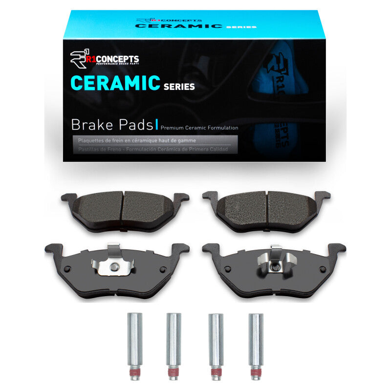 R1 Concepts R1 05-08 Ford Escape Rear Ceramic Pads & Hardware Kit