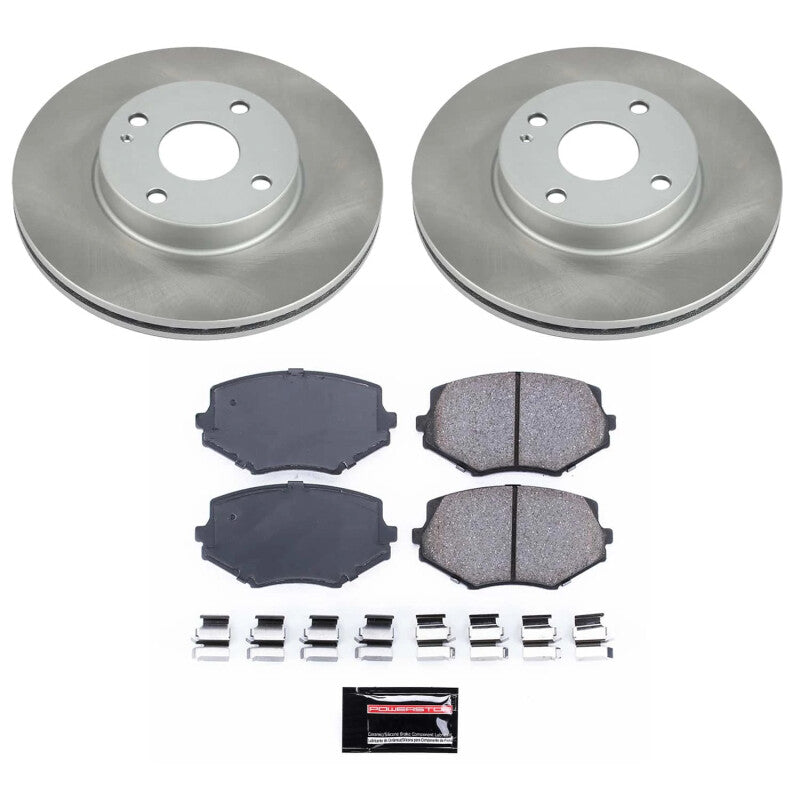 PowerStop Power Stop 99-05 Mazda Miata Front Semi-Coated Rotor Kit