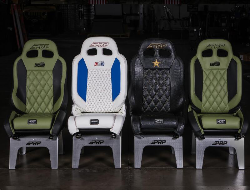 PRP Seats PRP EnduroCrawl Reclining Suspension Seat (Driver Side) - Black Tweed