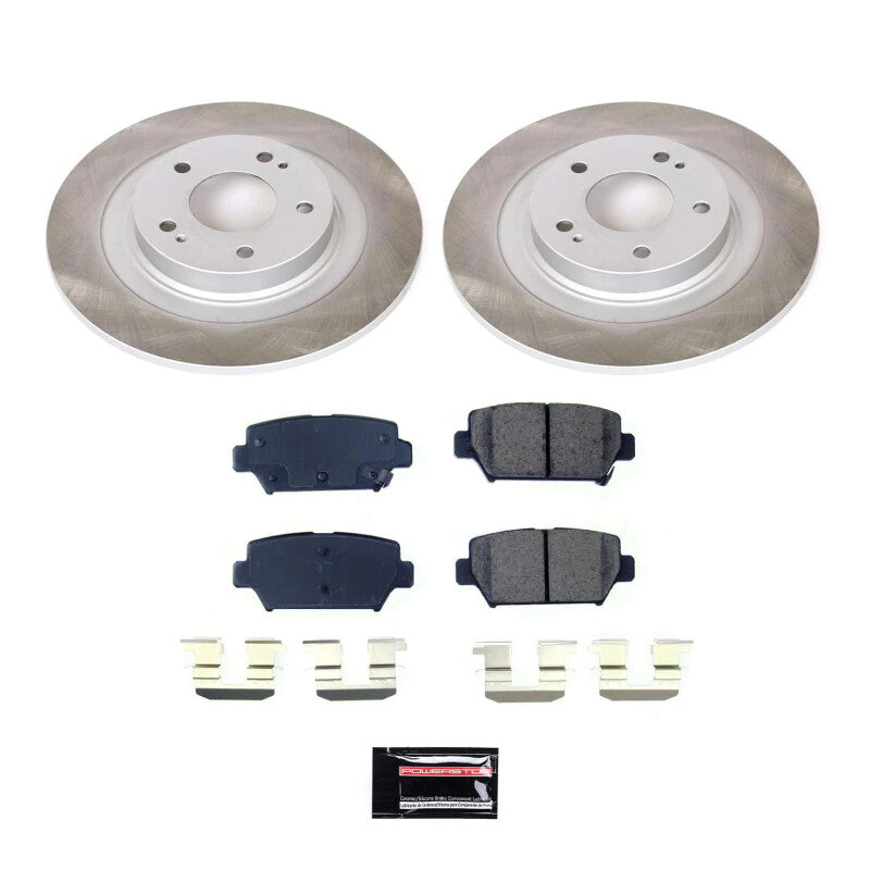 PowerStop Power Stop 18-20 Mitsubishi Eclipse Cross Rear Semi-Coated Rotor Kit